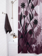 Штора для ванной с водоотталкивающей пропиткой «Сумеречная поляна» - Фото 3