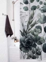 Штора для ванной с водоотталкивающей пропиткой «Сухоцветы увядают» - Фото 3