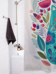 Штора для ванной с водоотталкивающей пропиткой «Счастливый котик» - Фото 3