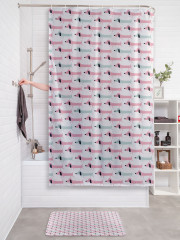 Штора для ванной с водоотталкивающей пропиткой «Такса наив» - Фото 2