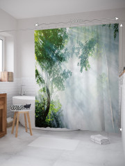 Штора для ванной с водоотталкивающей пропиткой «Там за туманами» - Фото 1