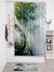 Штора для ванной с водоотталкивающей пропиткой «Там за туманами» - Фото 2