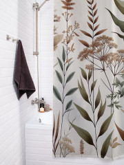 Штора для ванной с водоотталкивающей пропиткой «Трава луговая» - Фото 3