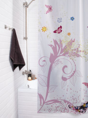 Штора для ванной с водоотталкивающей пропиткой «Фея в цветочном платье» - Фото 3