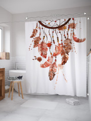 Штора для ванной с водоотталкивающей пропиткой «Хранитель снов» - Фото 1