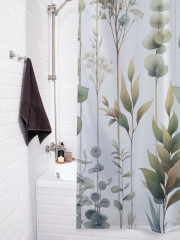 Штора для ванной с водоотталкивающей пропиткой «Цветочная природа» - Фото 3