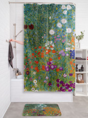 Штора для ванной с водоотталкивающей пропиткой «Цветущий сад» - Фото 2