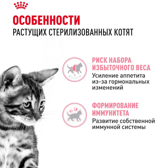 Набор корма влажного для кошек в соусе «Kitten Sterilised»