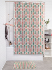 Штора для ванной с водоотталкивающей пропиткой «Шаблоны ананасов» - Фото 2