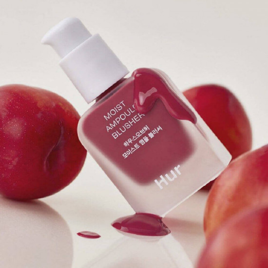 Увлажняющие жидкие румяна для лица «Moist Ampoule Blusher», оттенок 02 Deep Plum