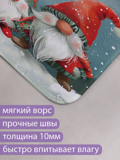 Коврик для ванной комнаты и туалета противоскользящий «В канун праздника»