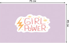 Коврик придверный «Girl power» - Фото 1