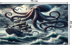 Коврик придверный «Гигант осьминог» - Фото 1