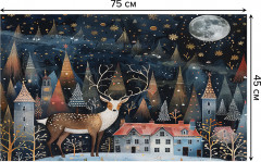 Коврик придверный «Заблудившись ночью» - Фото 1