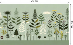 Коврик придверный «Зеленая поляна» - Фото 1
