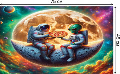 Коврик придверный «Инопланетная дружба» - Фото 1