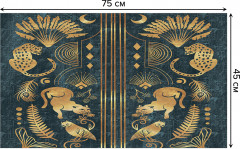 Коврик придверный «Леопарды на фактурном фоне» - Фото 1