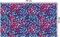 Коврик придверный «Листовидный витраж» - Фото 1