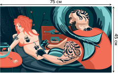 Коврик придверный «Мастер тату» - Фото 1