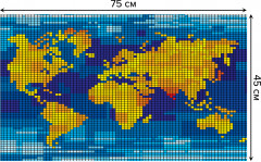 Коврик придверный «Мир на тепловизоре» - Фото 1
