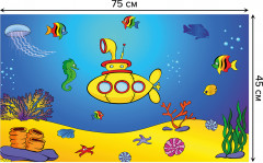 Коврик придверный «Морские находки» - Фото 1