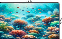 Коврик придверный «Подводный мир» - Фото 1