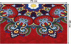 Коврик придверный «Разноцветный узор» - Фото 1