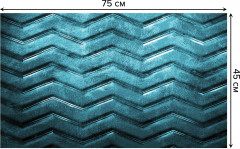 Коврик придверный «Резиновый зигзаг» - Фото 1