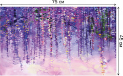 Коврик придверный «Сиреневые сады» - Фото 1
