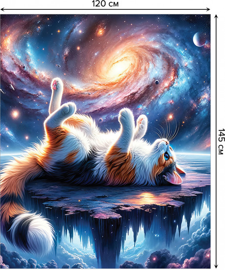 Скатерть «Космос котик»