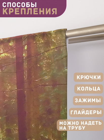 Комплект штор «Светлый лес»