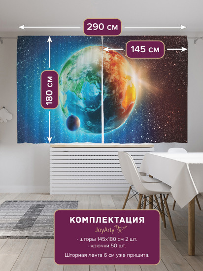 Комплект штор «Земля из космоса»