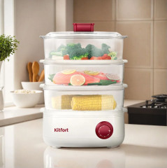 Пароварка КТ-6830 - Фото 1