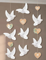 Гирлянда «Свадебные голуби» - Фото 2