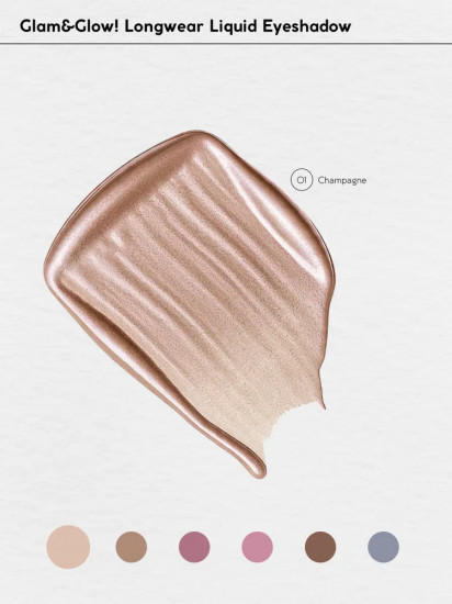 Тени для век кремовые «Longwear Liquid Eyeshadow», оттенок 01 Champagne