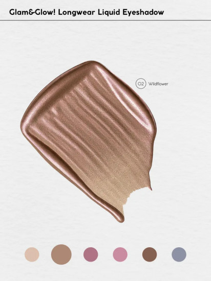 Тени для век кремовые «Longwear Liquid Eyeshadow», оттенок 02 Wildflower