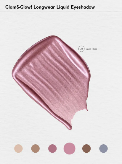 Тени для век кремовые «Longwear Liquid Eyeshadow», оттенок 04 Luna Rose