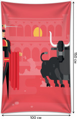 Фотопанно на стену «Бык и тореодор» - Фото 1