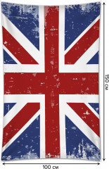 Фотопанно на стену «Винтажный флаг Великобритании» - Фото 1