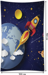 Фотопанно на стену «Земля из космоса» - Фото 1