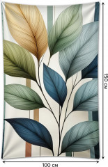 Фотопанно на стену «Листочки в цвете» - Фото 1