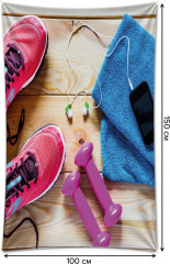 Фотопанно на стену «Подготовка к тренировке» - Фото 1