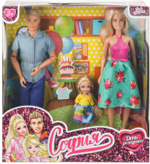 Набор кукол «София, Алекс и дочь» - Фото 1