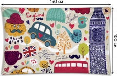 Фотопанно на стену «Английская скромность» - Фото 1