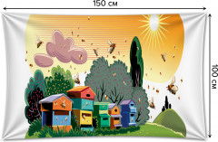 Фотопанно на стену «Пчелиная работа» - Фото 1