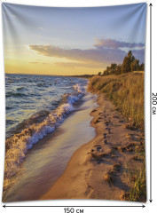 Фотопанно на стену «Прибрежные волны» - Фото 1