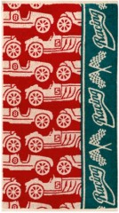 Полотенце махровое пестротканое "Retro Car" (Cleanelly, 50х90) - Фото 1