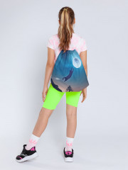 Сумка-мешок для обуви и вещей «Кот прыгает на луну» - Фото 2