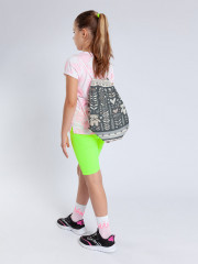 Сумка-мешок для обуви и вещей «Мишки в цветах» - Фото 3