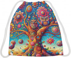 Сумка-мешок для обуви и вещей «Совы на дереве» - Фото 1